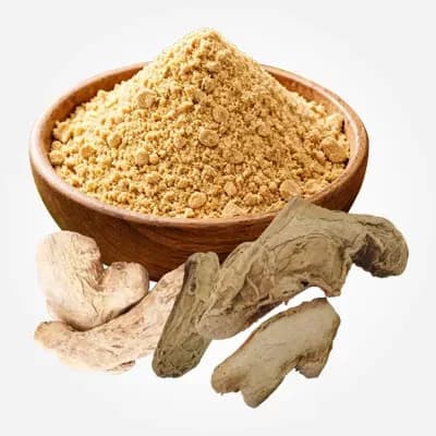 Dried ginger powder spice