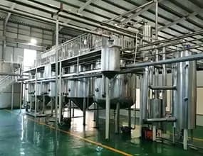 Modern extraction and processing facilities